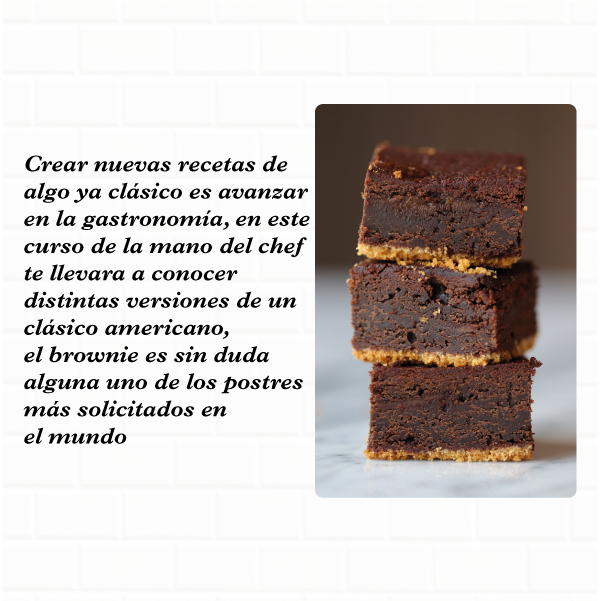 Curso Brownies & sus Variendades 04 de Mayo