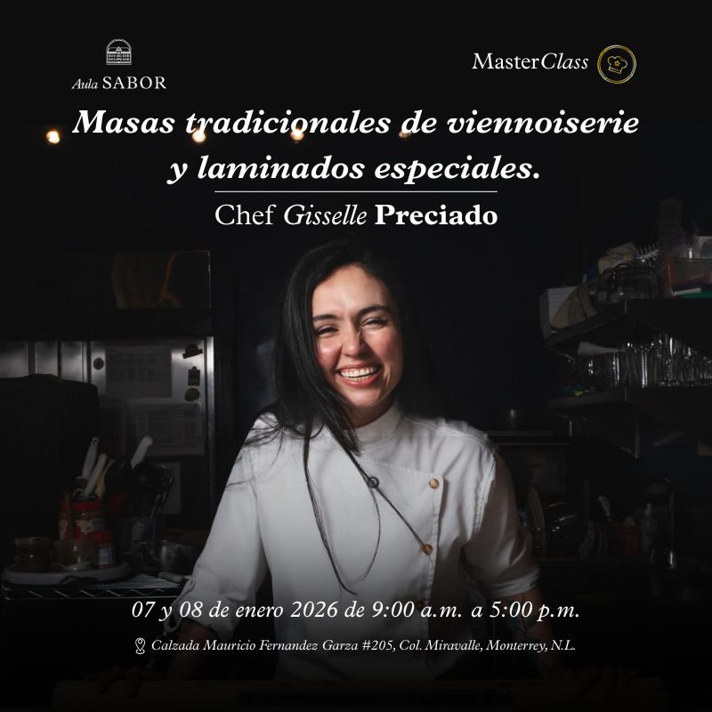 MasterClass Masas Tradicionales de viennoiserie y Laminados Especiales.