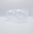 Molde huevo medio abiertos