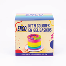ENCO KIT 9 COLORES EN GEL BÁSICOS