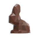 HM043 Molde Magnético Conejo Sentado Origami 175mm