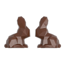 HM043 Molde Magnético Conejo Sentado Origami 175mm