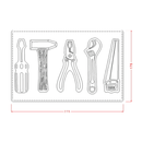 IMP MOLDE POLICARBONATO 250