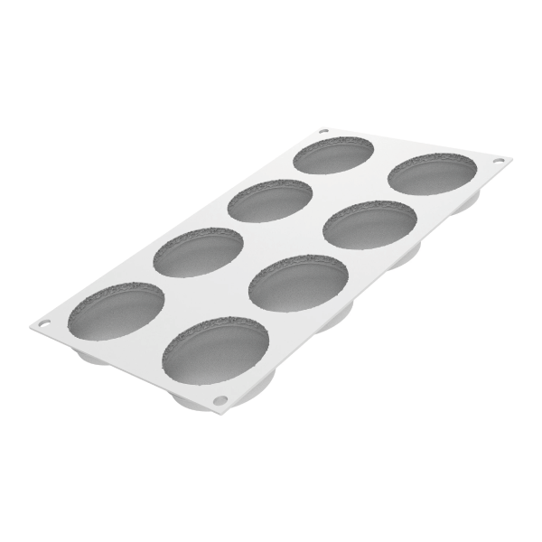 Macaron 110 - Set 2 Mould N. 8 ø65 H 17 mm + ø65 H 6mm Silikomart