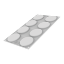 Macaron 110 - Set 2 Mould N. 8 ø65 H 17 mm + ø65 H 6mm Silikomart