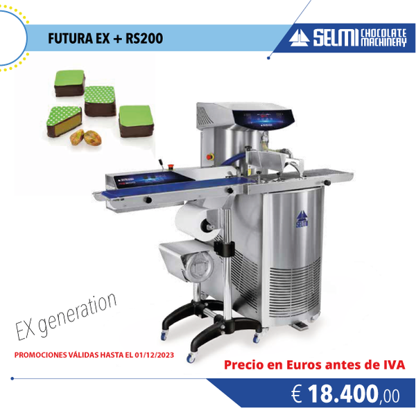 Selmi Futura EX + RS200 35 Kg Temperadora Continua