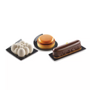 Set 100 Black Trays Square Silikomart®