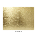 Cartón Dorado Rectangular Media Charola