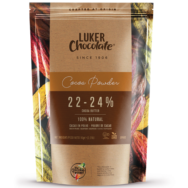 Cocoa en Polvo 22-24% (Cocoa Powder) Luker Chocolate