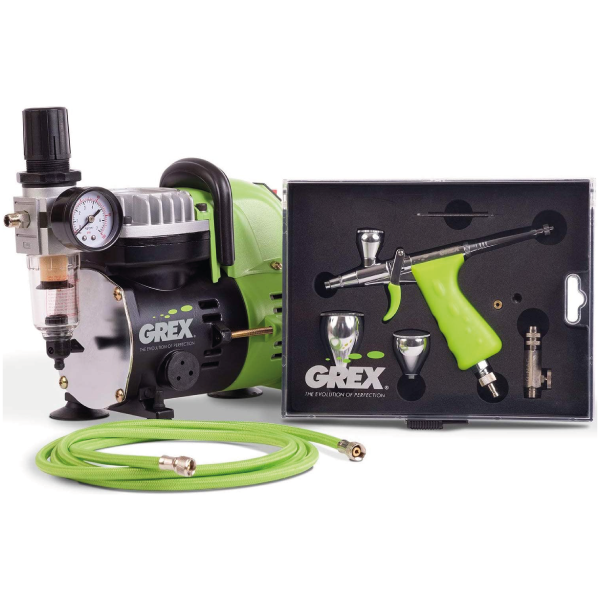 GREX GCK01 Kit Aerografo y Compresor