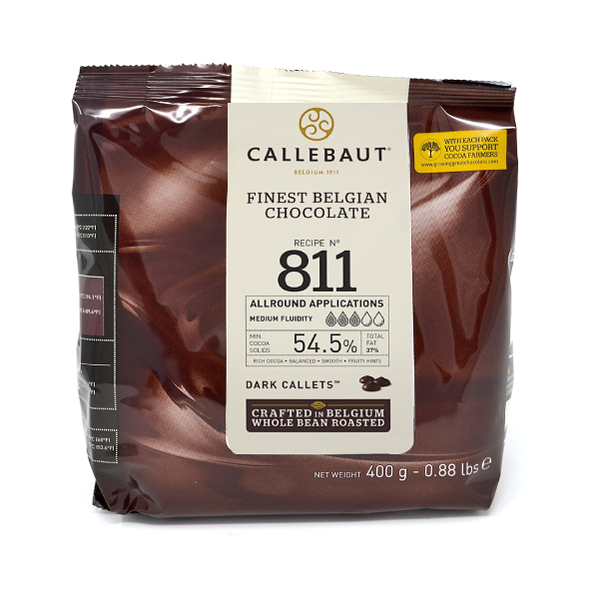 Callebaut 54.5% '811' Dark Callets - Chocolate Man