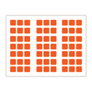 MTO Chablon Square 25X25mm CHASIL23