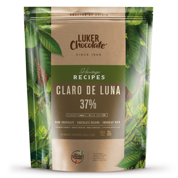 Claro de Luna 37% Cacao, Chocolate con Leche, Luker Chocolate