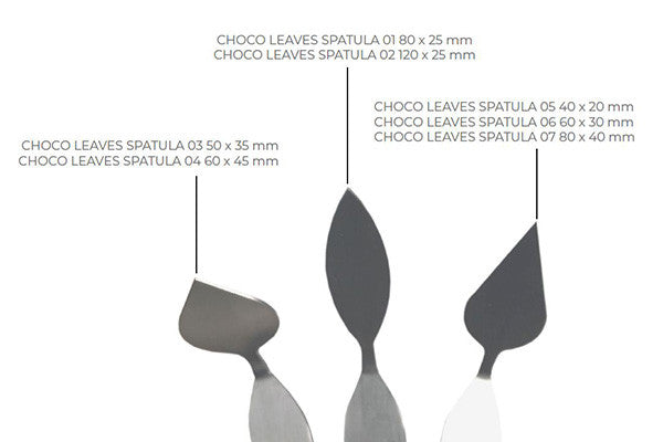 CLS07  Leaves Spatula 8x4cm Silikomart®