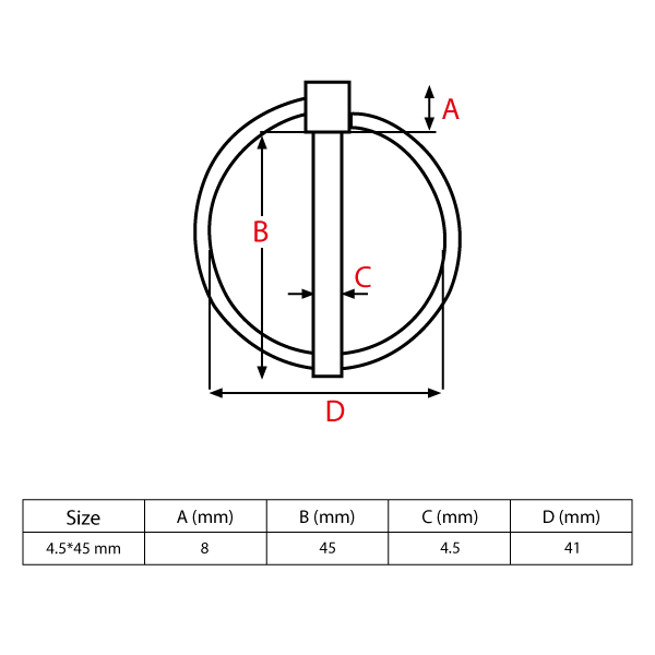 Drop Lock Pin