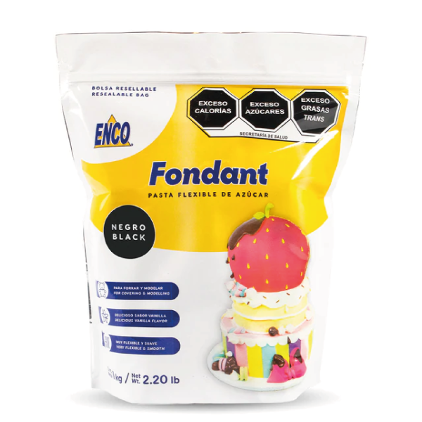 ENCO Fondant Negro 1kg