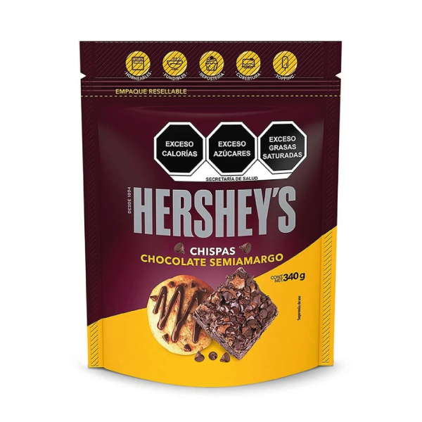 Kisses Mini Chocolate Semiamargo HERSHEY'S 2.5kg