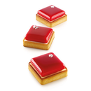 Kit Tarte Ring Square 80x80mm Silikomart