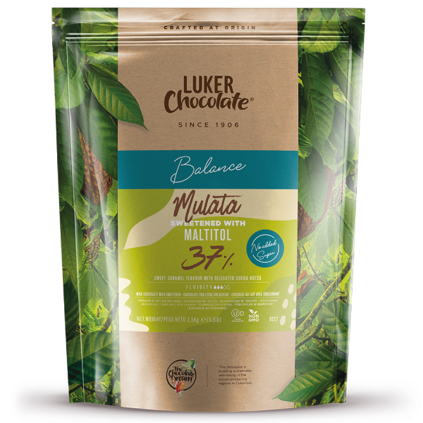 Mulata Sugar Free 37% Cacao, Chocolate leche, Luker Chocolate