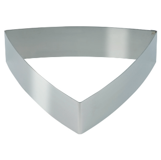 SCH Triangulo curveado Acero Inoxidable 18.5 cm