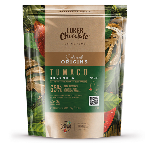 Tumaco 65% Cacao, Chocolate de Origen,  Luker 1906