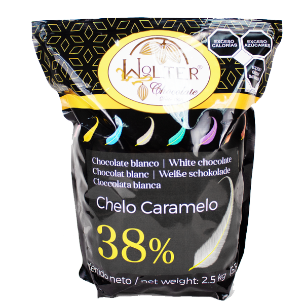 Chocolate Chelo Caramelo 38%  Chocolate Wolter