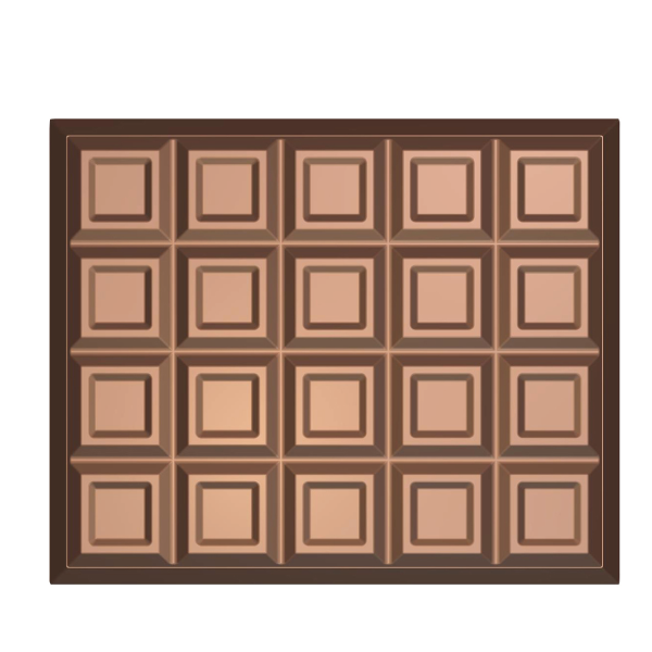 CW Chocolate mould block 2 kg