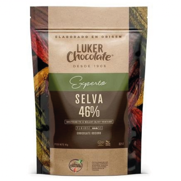 Selva 46% Cacao, Chocolate Oscuro, Luker chocolate