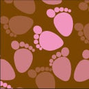 Transfer Piecitos Rosas